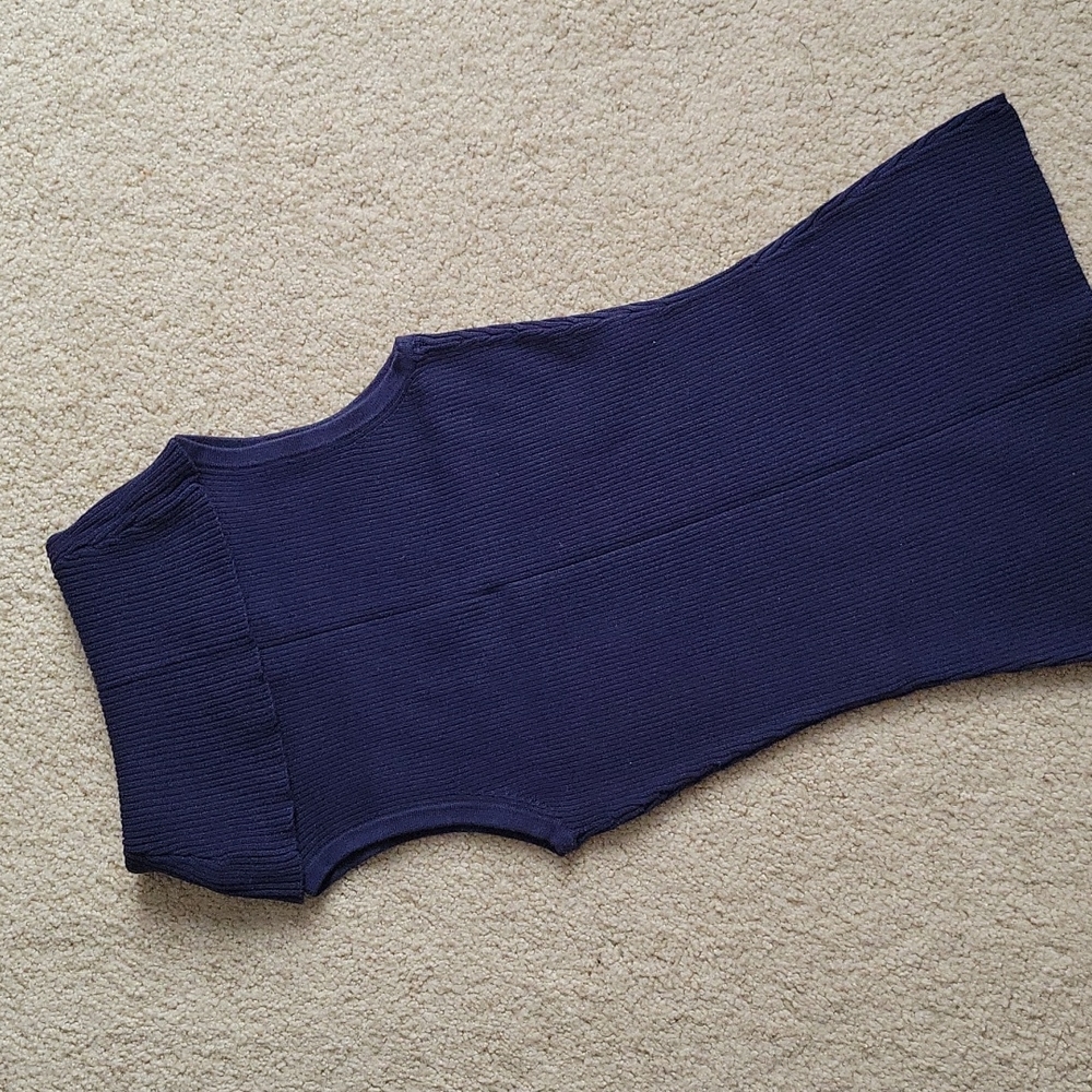 B.Moss Sleeveless Cowl Neck Sweater - Picture 3 of 6